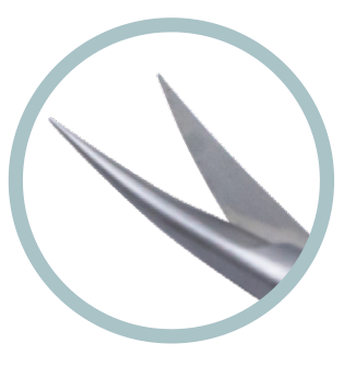 Westcott Schere, gebogen, Gesamtlänge 120mm Westcott Schere, gebogen, Gesamtlänge 120mm