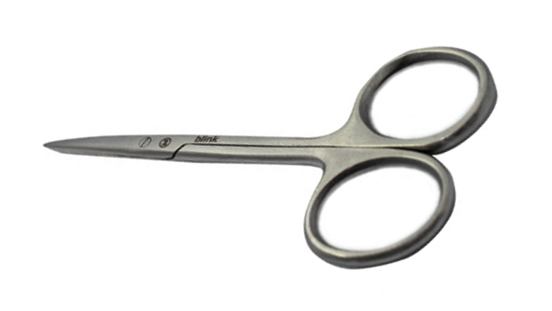 Tenotomieschere, gebogen, Gesamtlänge 115 mm Tenotomieschere, gebogen, Gesamtlänge 115 mm