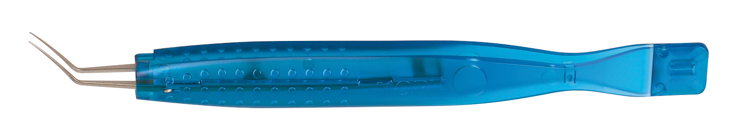 ONE Kapsulorhexispinzette, gebogen, 45°  ONE Kapsulorhexispinzette, gebogen, 45°