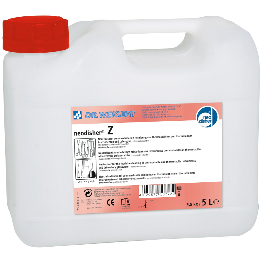 neodisher® Z Neutralisationsmittel - 5 Liter - Kanister neodisher® Z Neutralisationsmittel - 5 Liter - Kanister