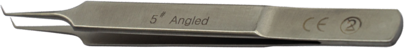 Juwelierpinzette #5, abgewinkelt Juwelierpinzette #5, abgewinkelt