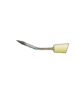 MVR Messer / Parazentesemesser angewinkelt