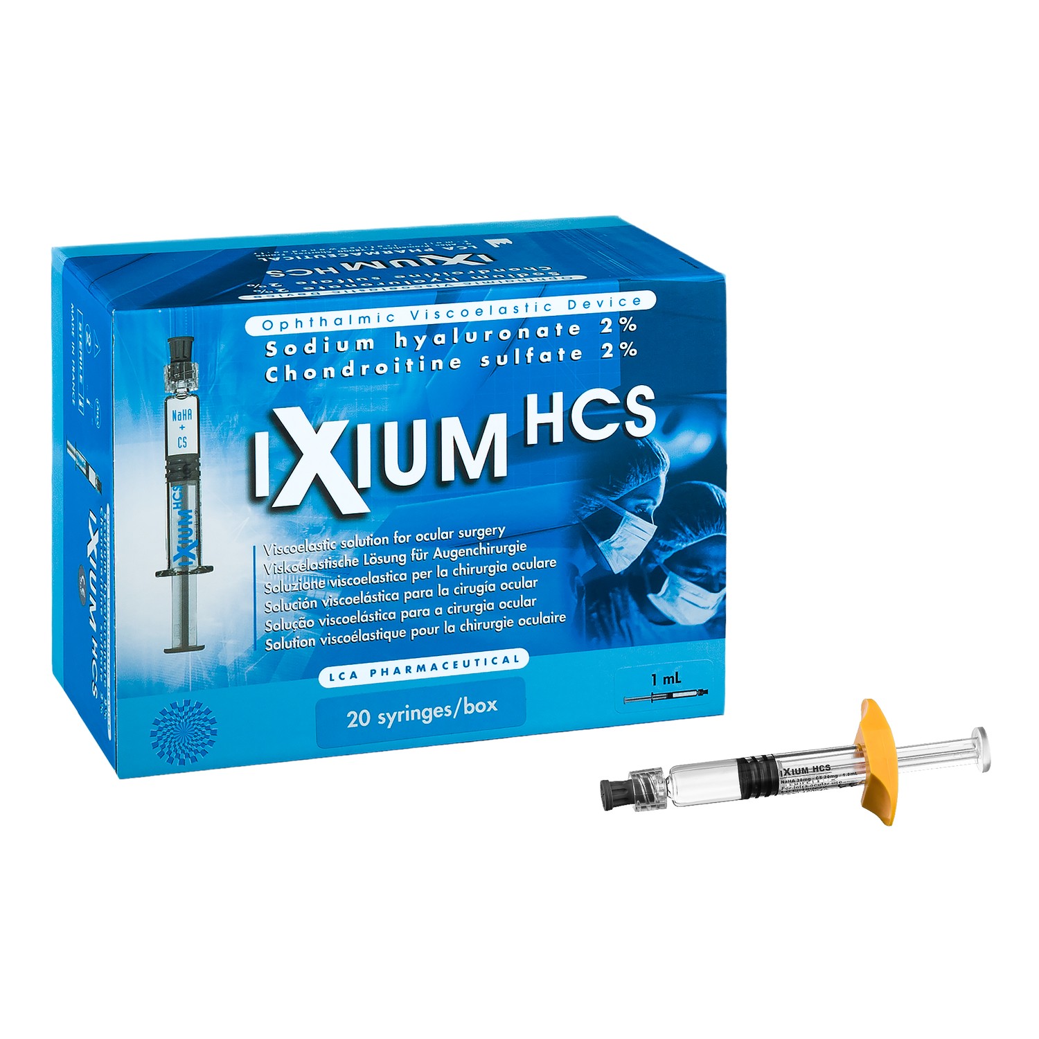 IXIUM HCS 2%,Natriumhyaluronat und Chondroitinsulfat